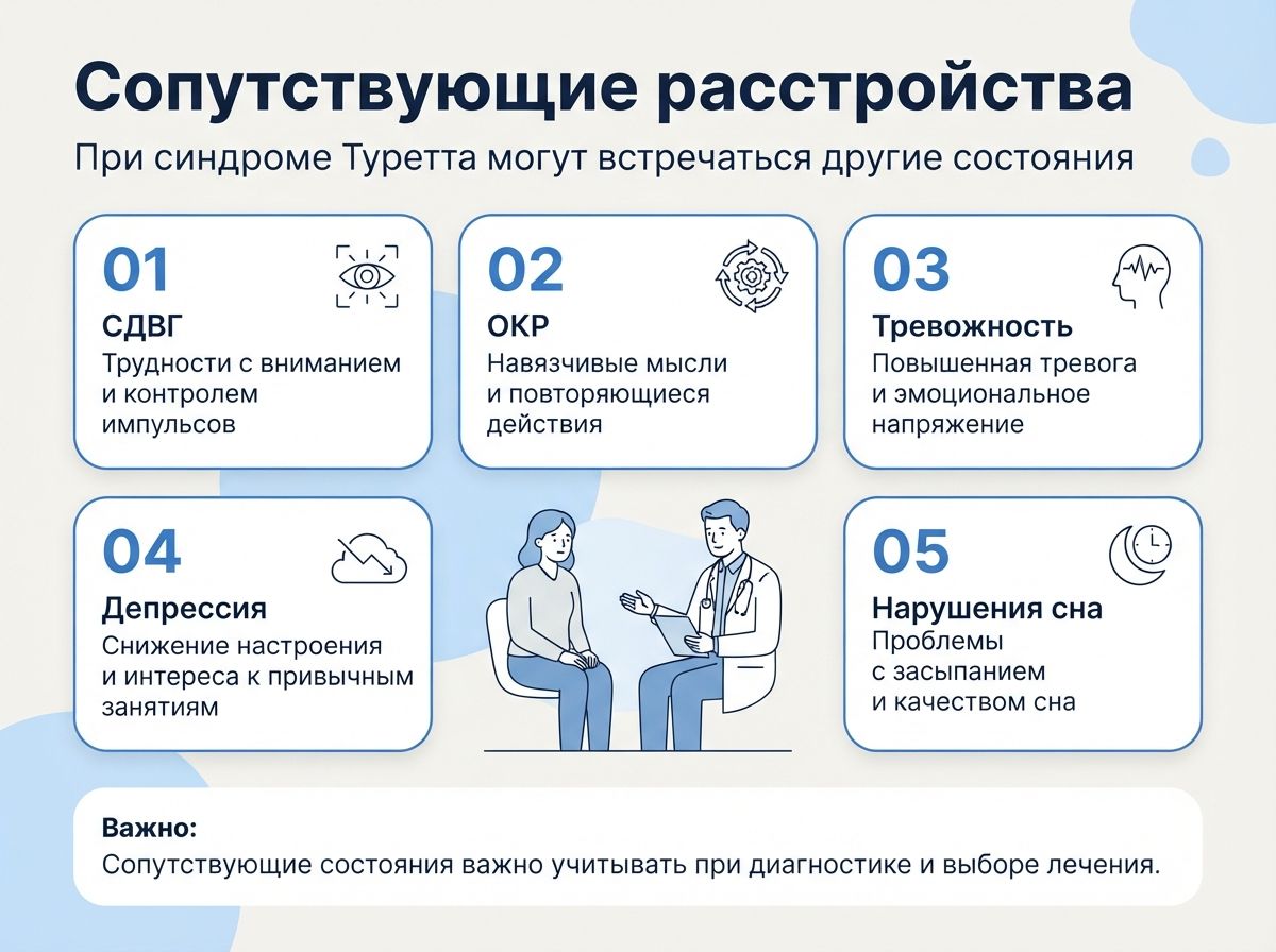 Лечение синдрома Туретта в Новосибирске инфографика